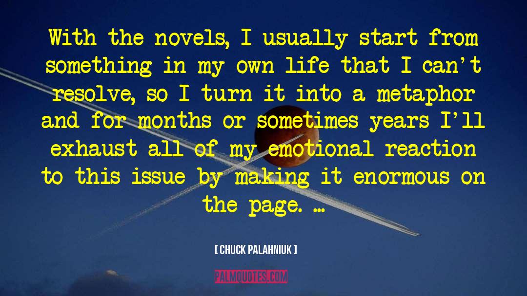 Staudinger Reaction quotes by Chuck Palahniuk