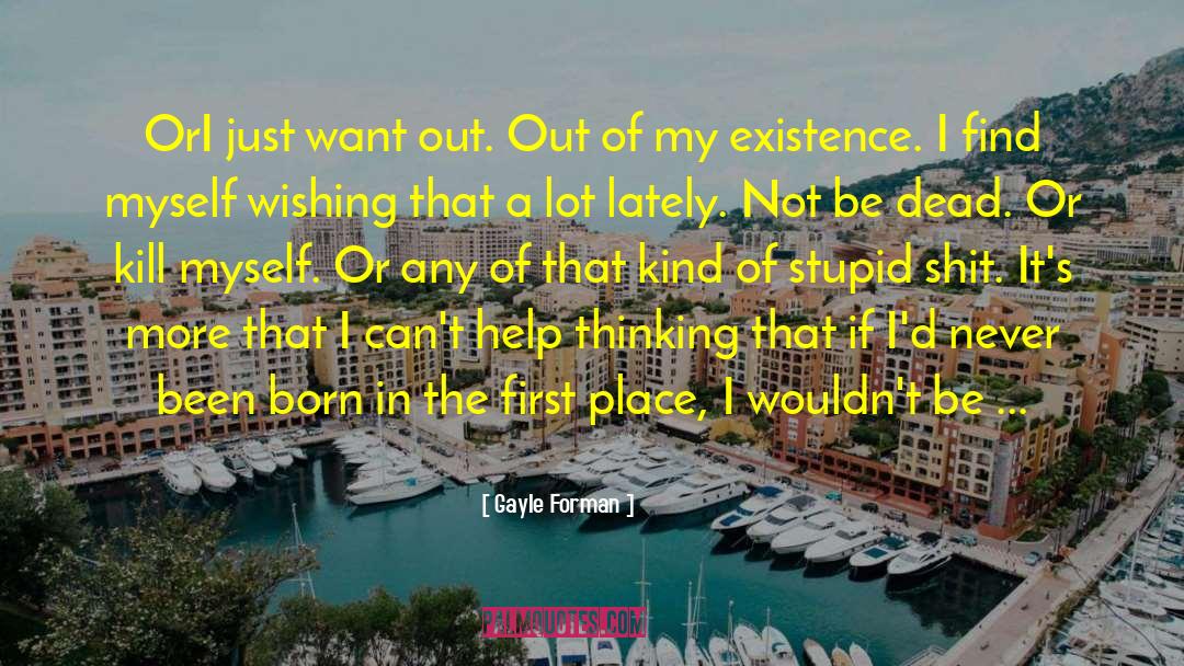 Stavern Legekontor quotes by Gayle Forman