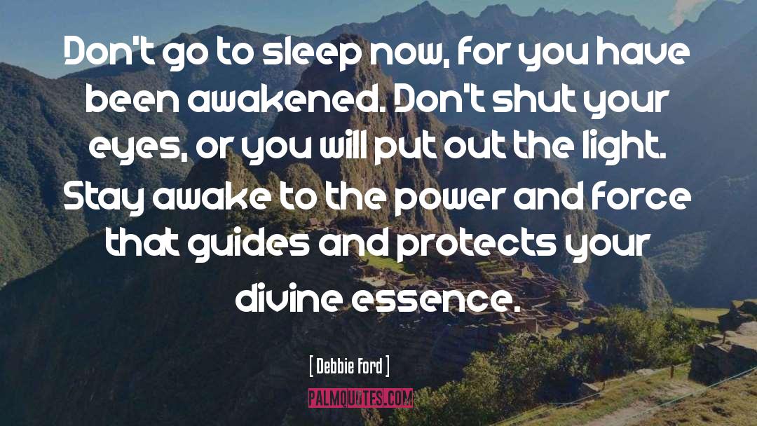 Stay Awake quotes by Debbie Ford