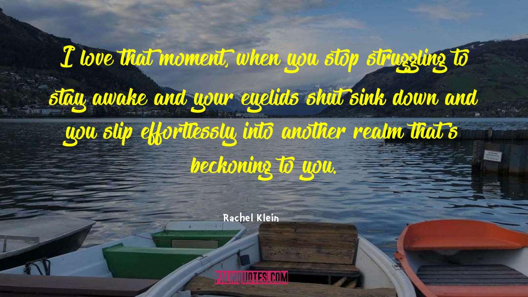 Stay Awake quotes by Rachel Klein