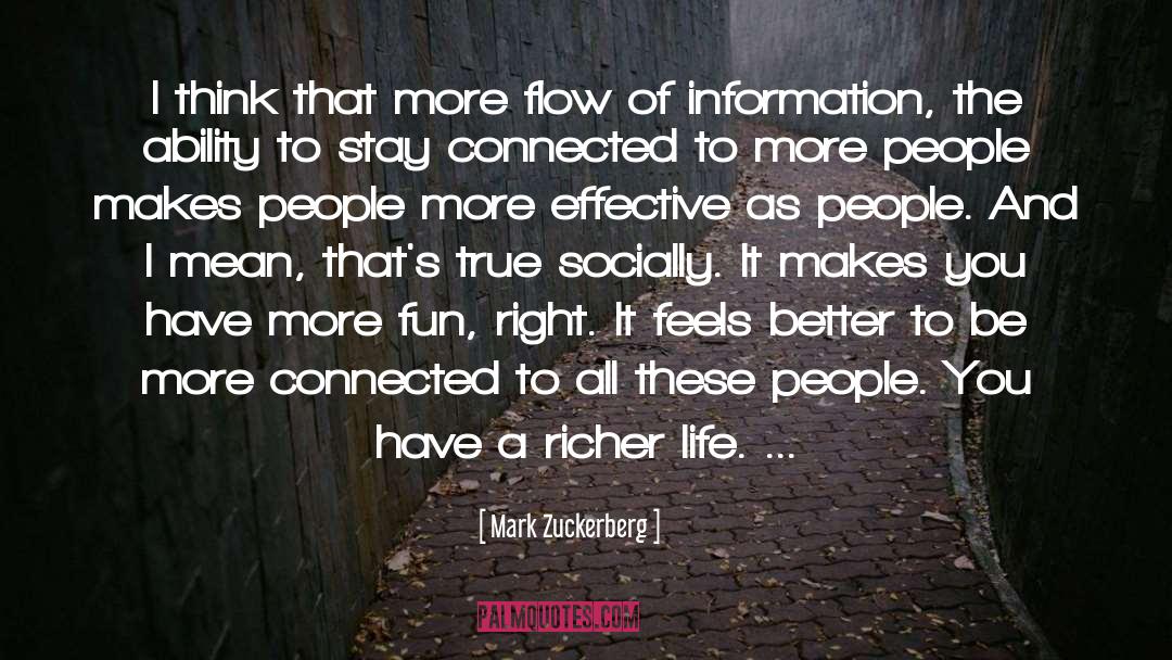 Stay Connected quotes by Mark Zuckerberg