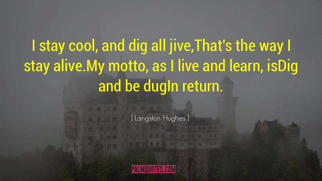 Stay Cool quotes by Langston Hughes