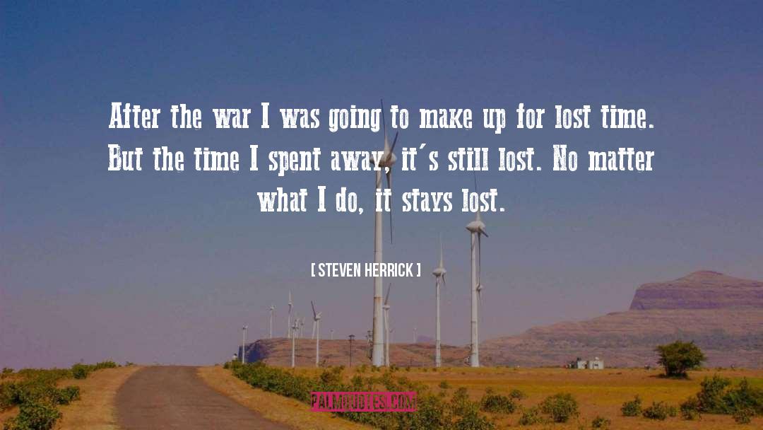 Stay Lost quotes by Steven Herrick