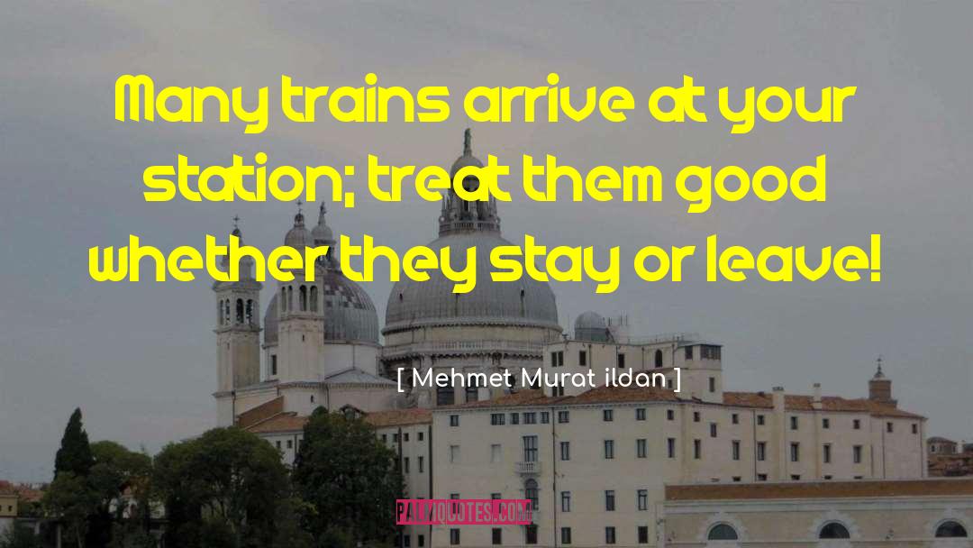 Stay Or Leave quotes by Mehmet Murat Ildan