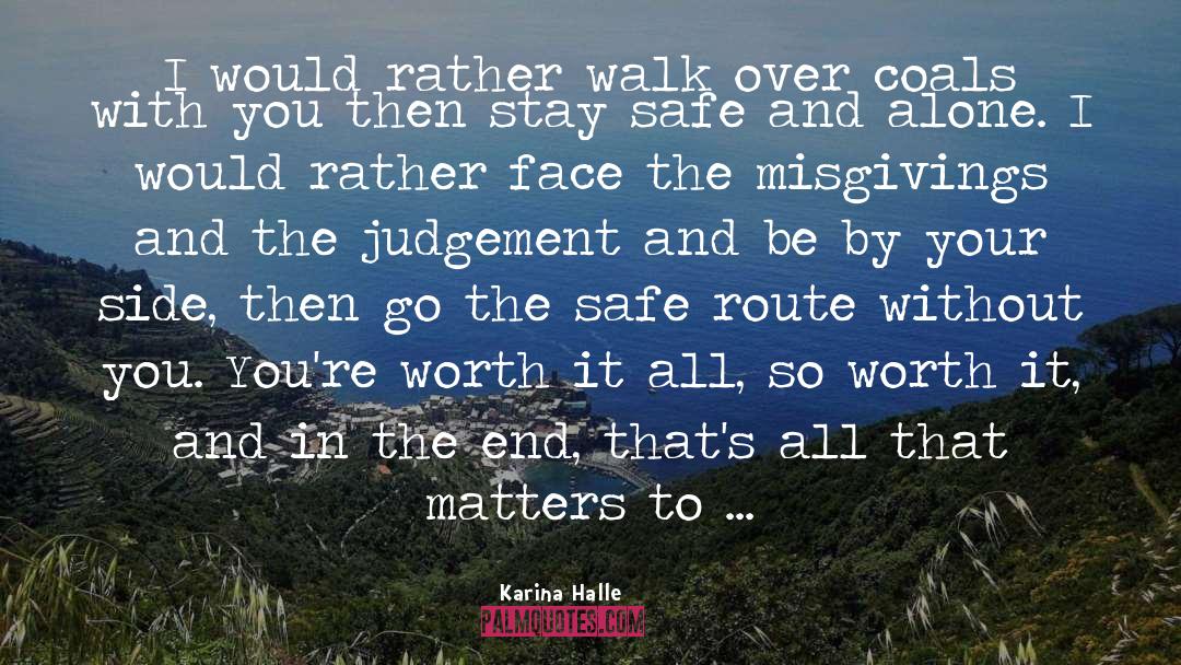 Stay Safe quotes by Karina Halle