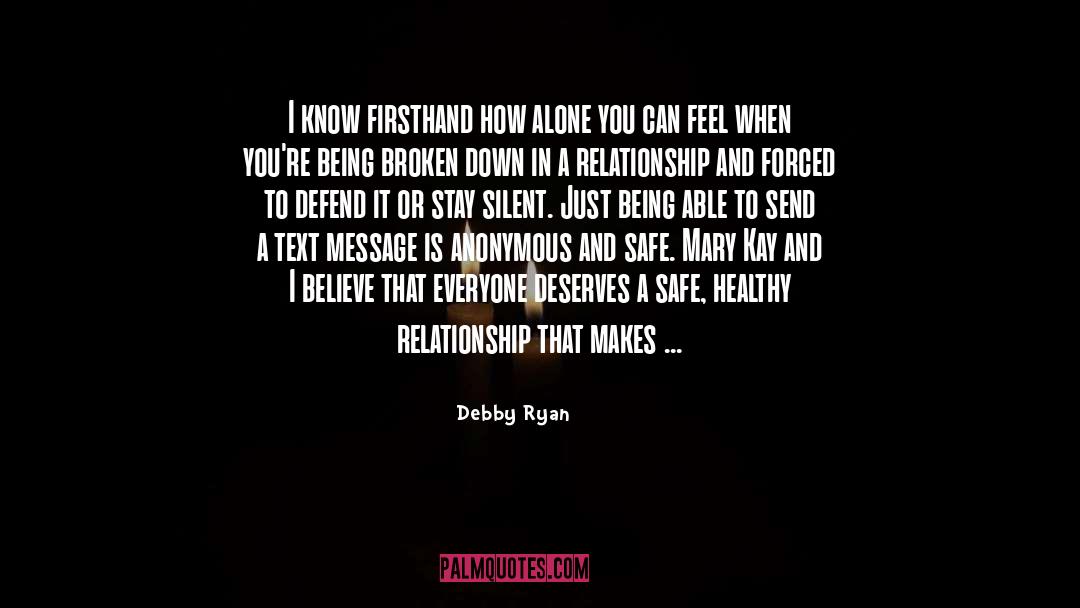 Stay Silent quotes by Debby Ryan