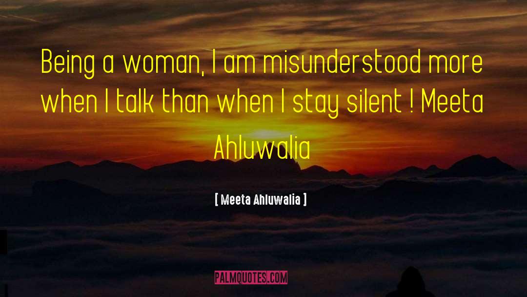 Stay Silent quotes by Meeta Ahluwalia