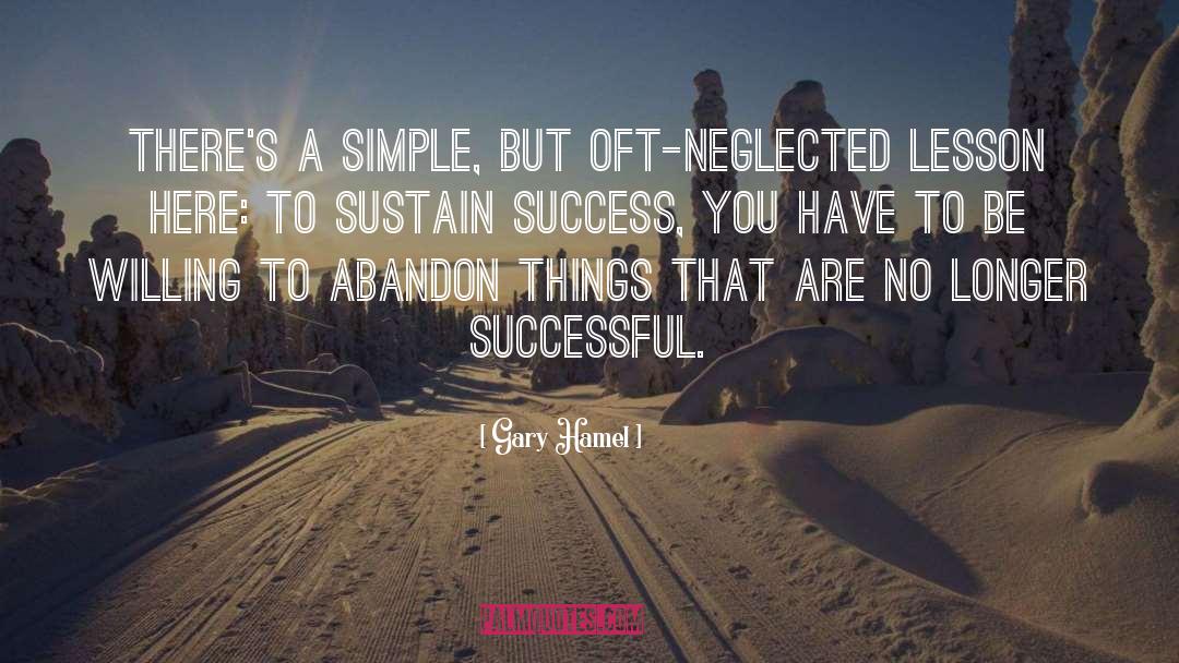 Stay Simple quotes by Gary Hamel