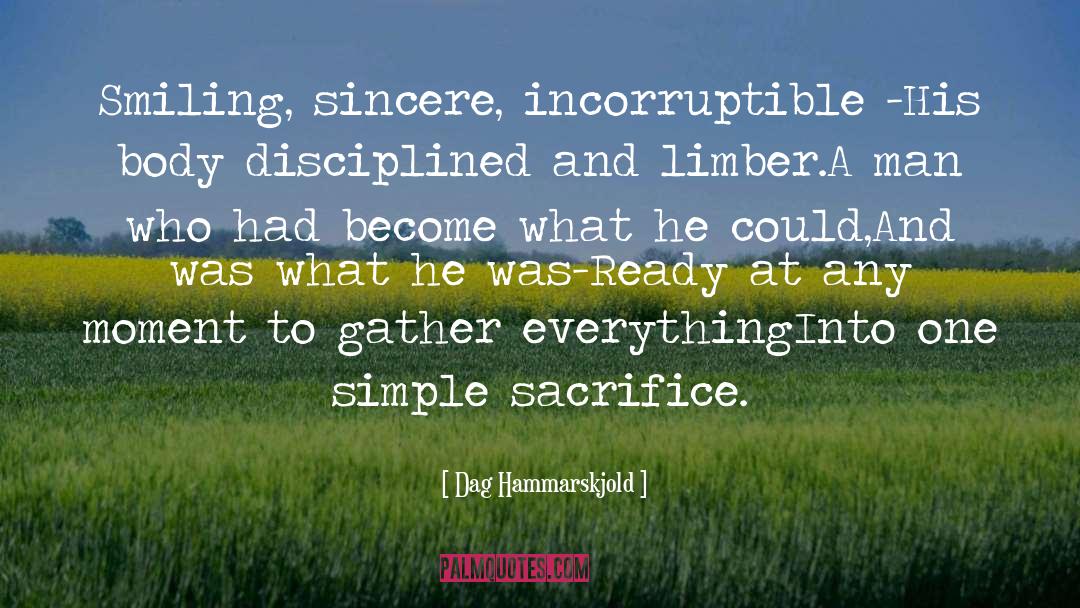 Stay Simple quotes by Dag Hammarskjold