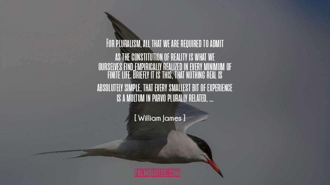 Stay Simple quotes by William James