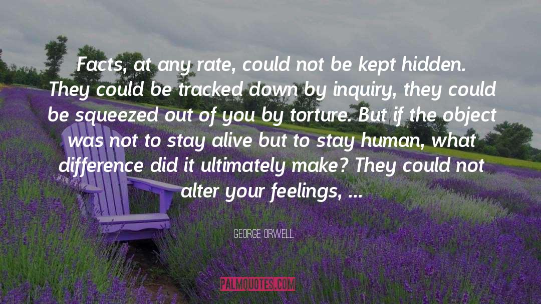 Staying Alive quotes by George Orwell