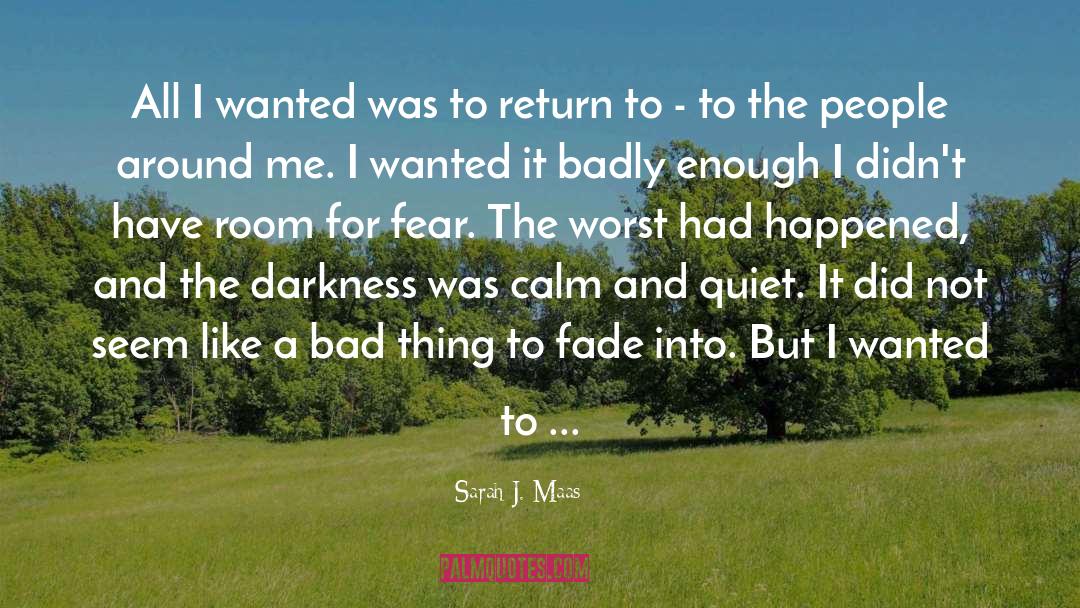Staying Calm quotes by Sarah J. Maas