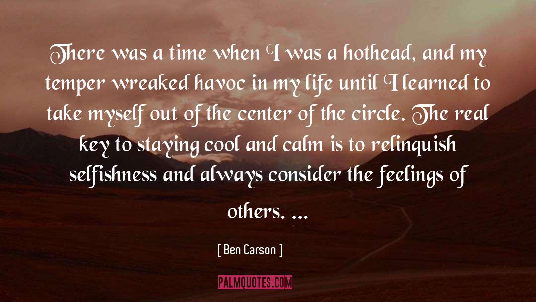 Staying Calm When Angry quotes by Ben Carson