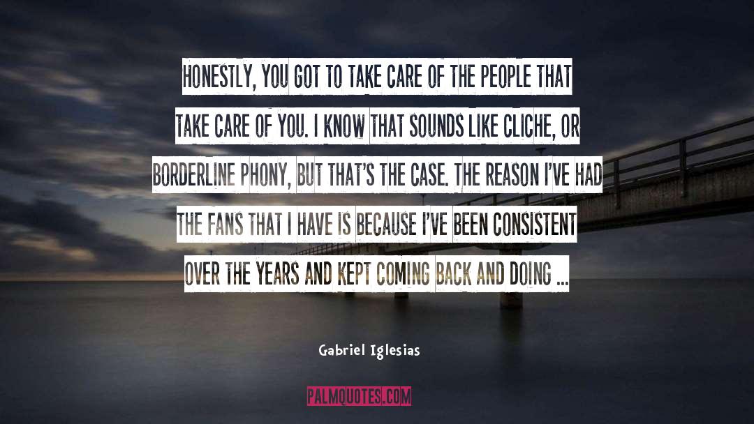 Staying Consistent quotes by Gabriel Iglesias