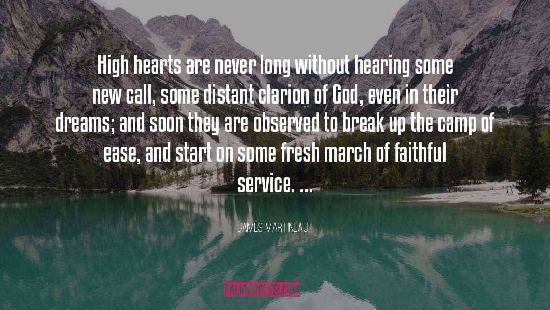 Staying Faithful To God quotes by James Martineau