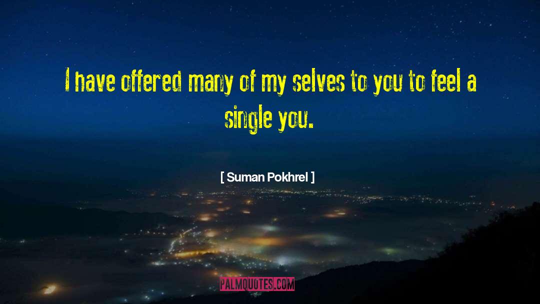 Staying Single quotes by Suman Pokhrel