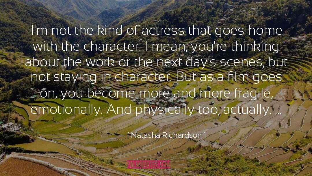 Staying Speechless quotes by Natasha Richardson