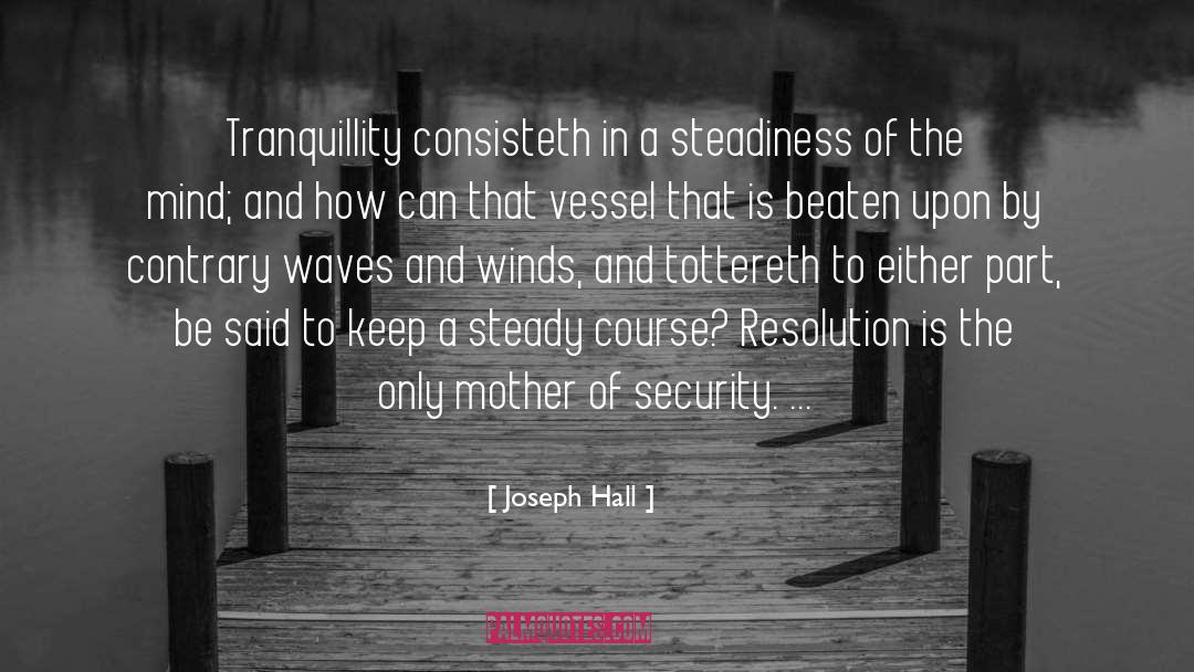 Steadiness quotes by Joseph Hall