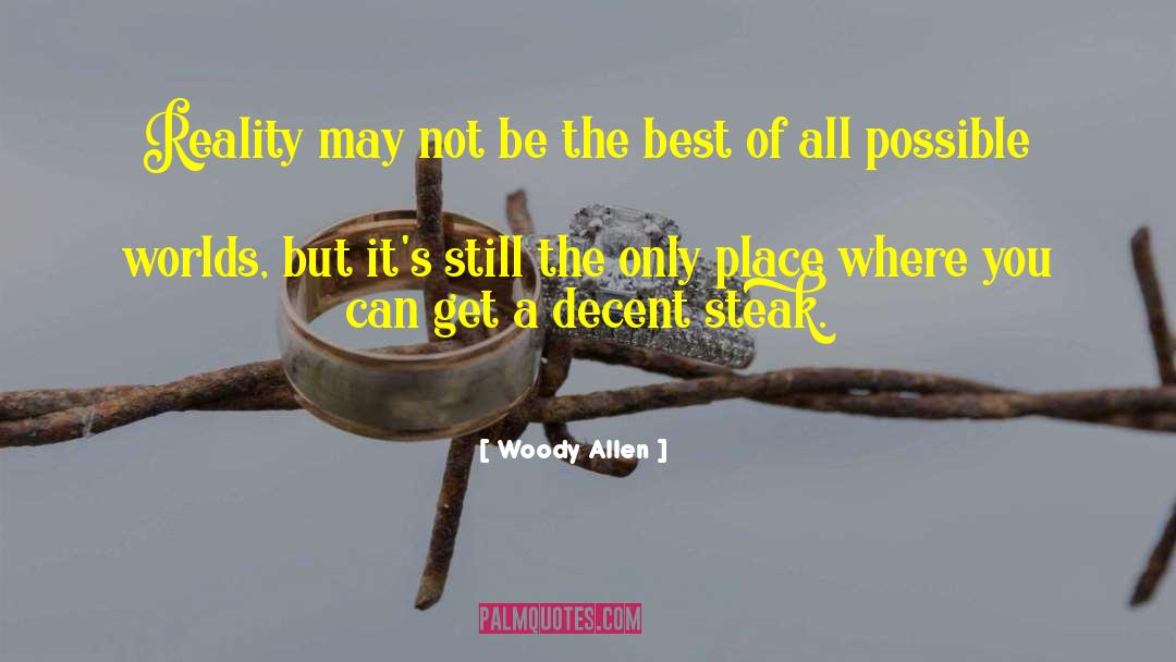 Steak quotes by Woody Allen