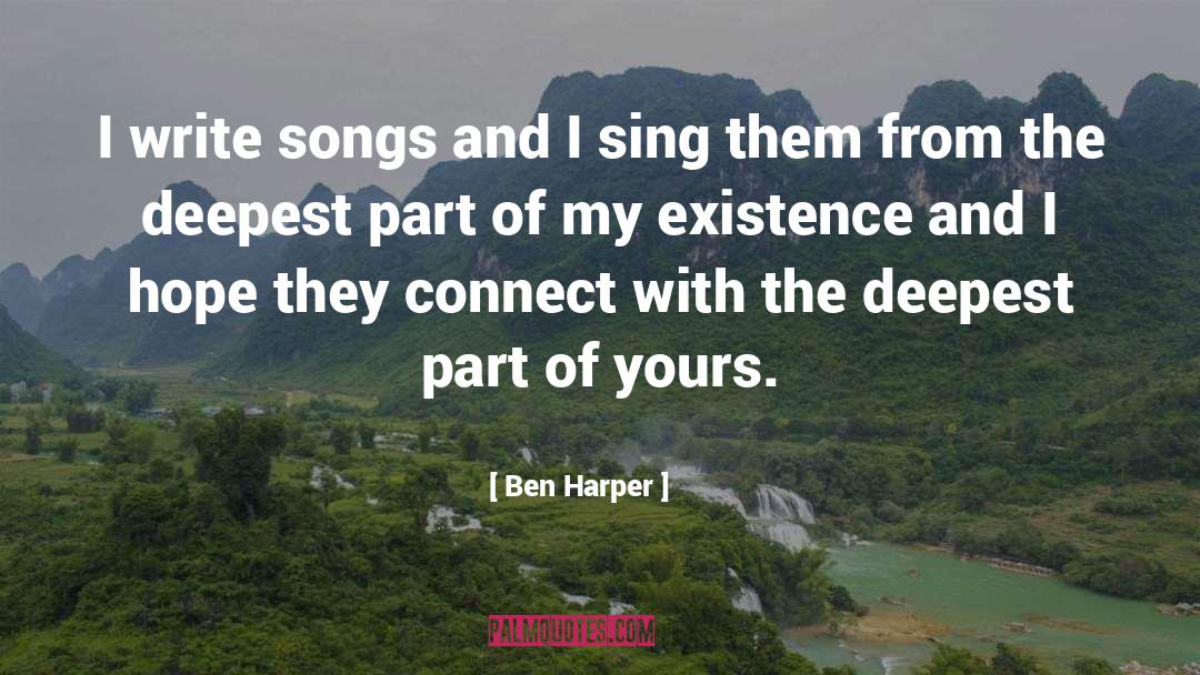 Stealing Harper quotes by Ben Harper