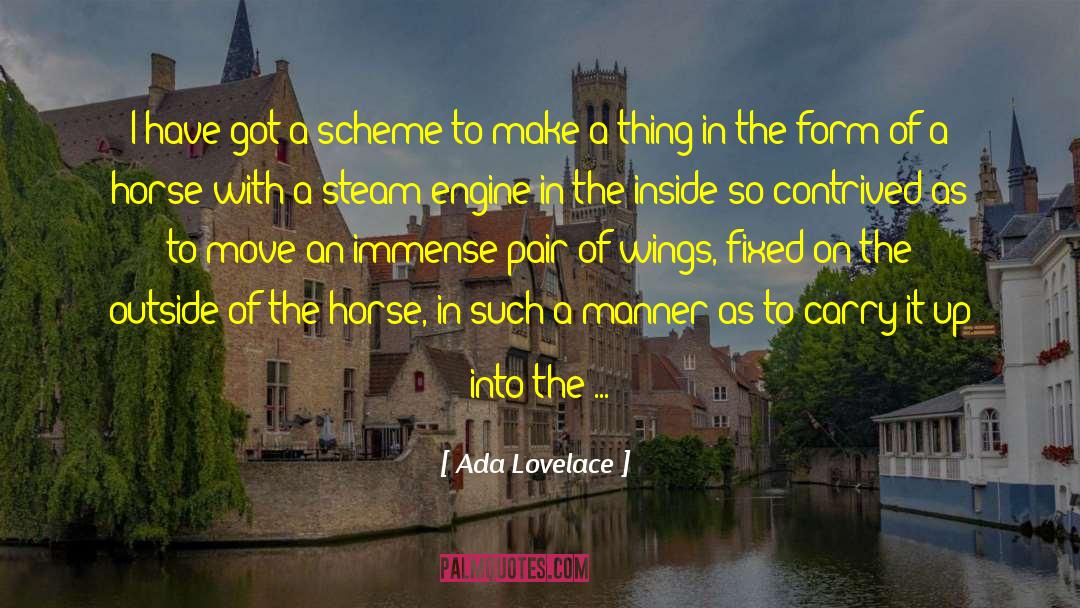 Steam Engine quotes by Ada Lovelace