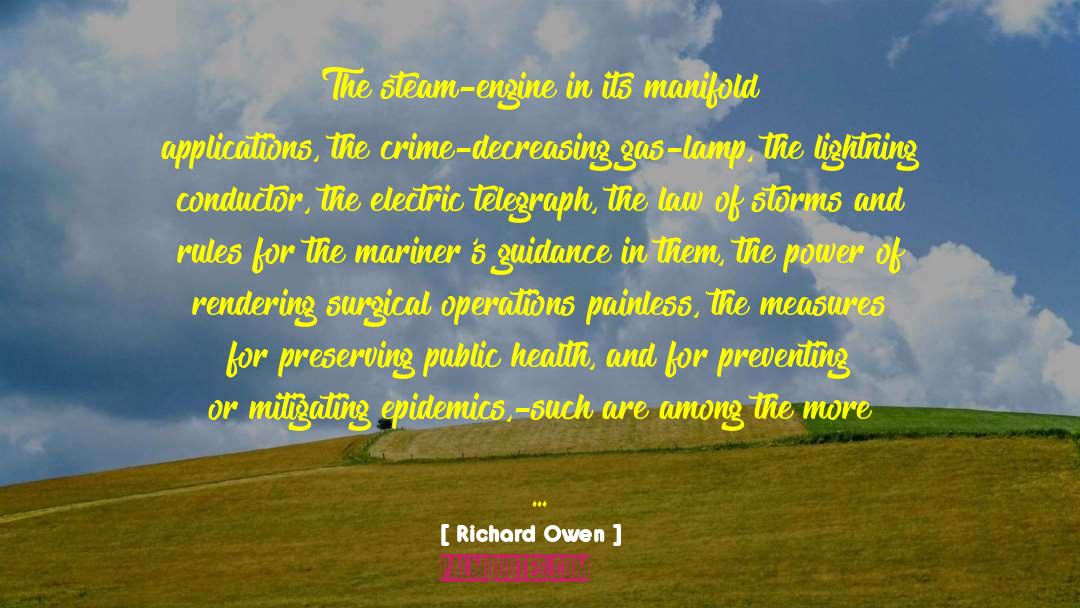Steam Engine quotes by Richard Owen