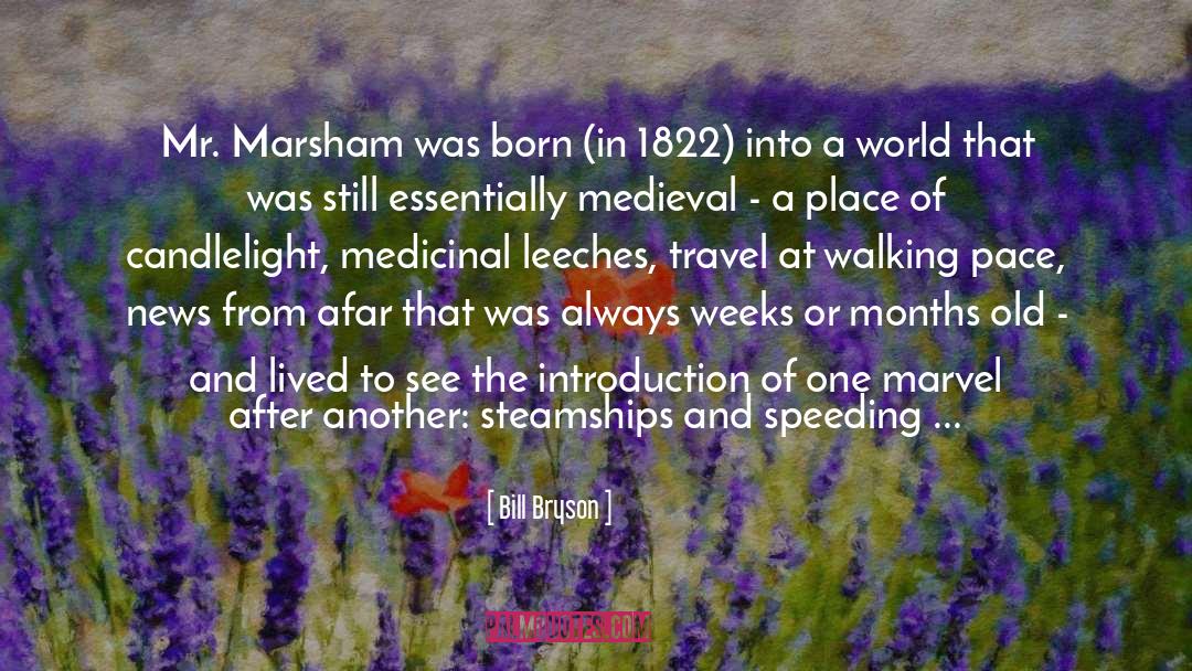 Steamships 1860s quotes by Bill Bryson