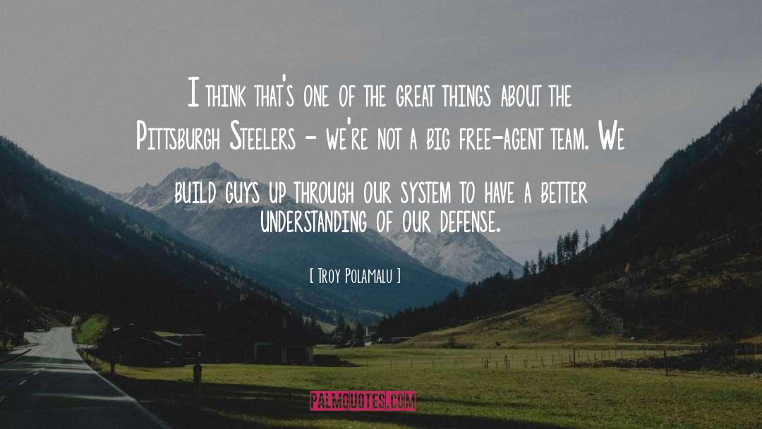 Steelers quotes by Troy Polamalu