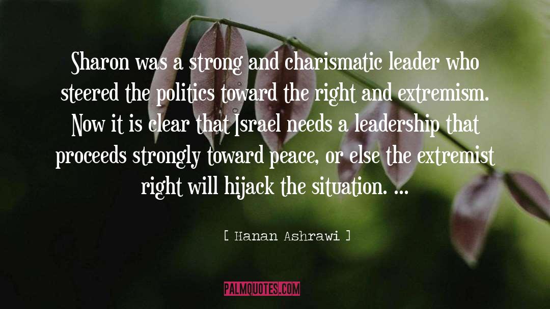 Steered quotes by Hanan Ashrawi