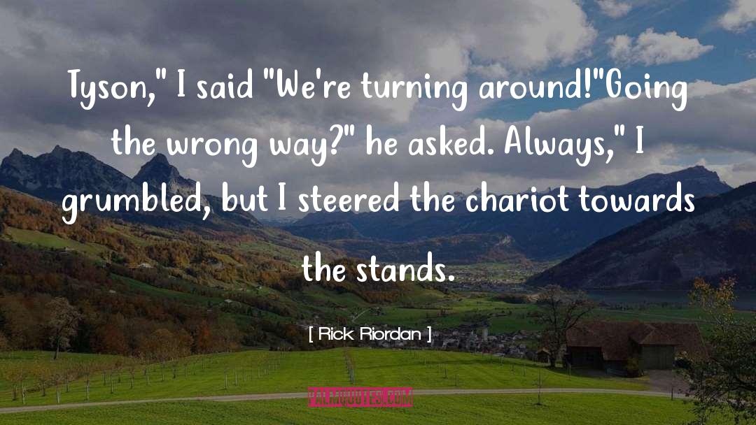 Steered quotes by Rick Riordan