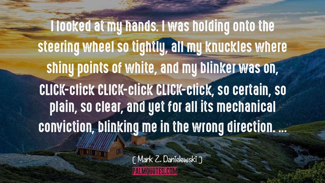 Steering Wheel quotes by Mark Z. Danielewski