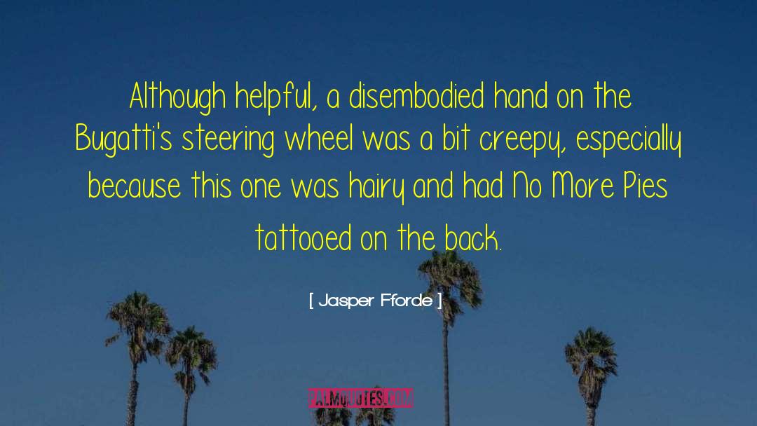 Steering Wheel quotes by Jasper Fforde