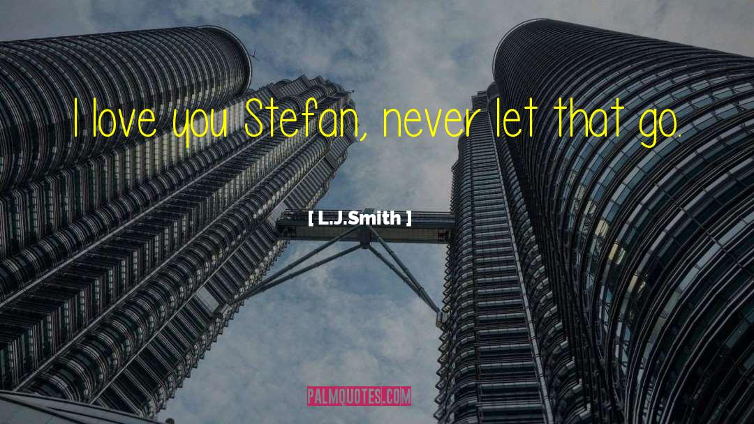 Stefan quotes by L.J.Smith