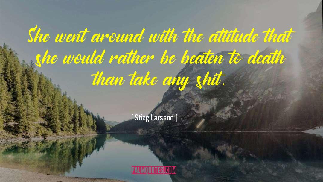 Steig Larsson quotes by Stieg Larsson