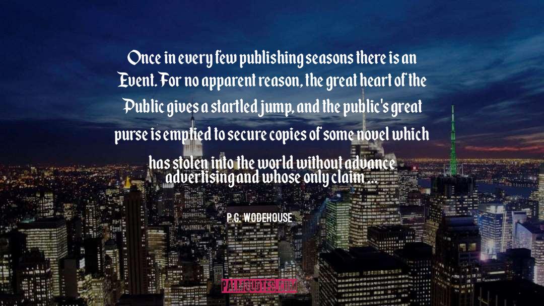 Steinwald Publishing quotes by P.G. Wodehouse