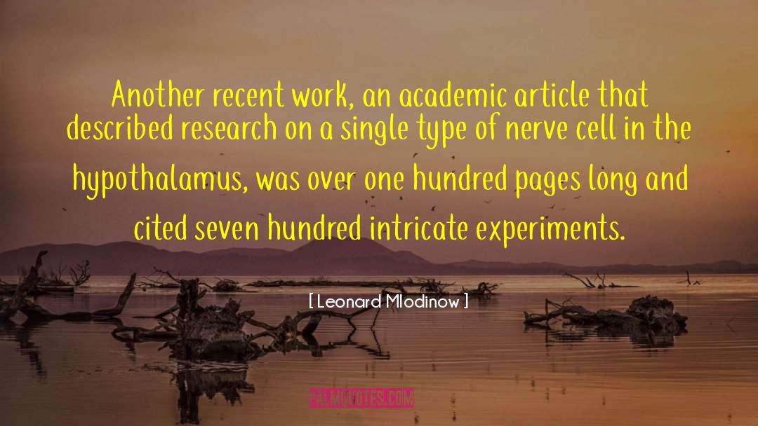 Stem Cell Research quotes by Leonard Mlodinow