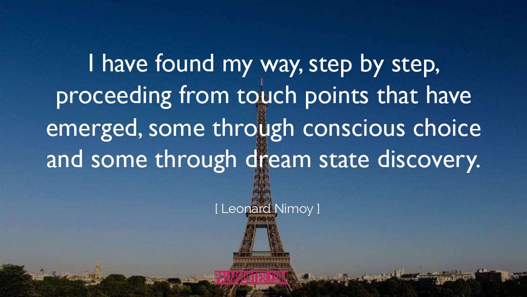 Step By Step quotes by Leonard Nimoy