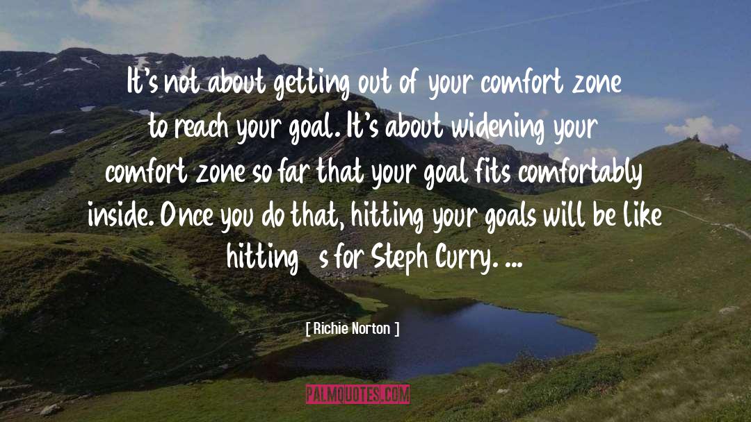 Step Out Of Your Comfort Zone quotes by Richie Norton