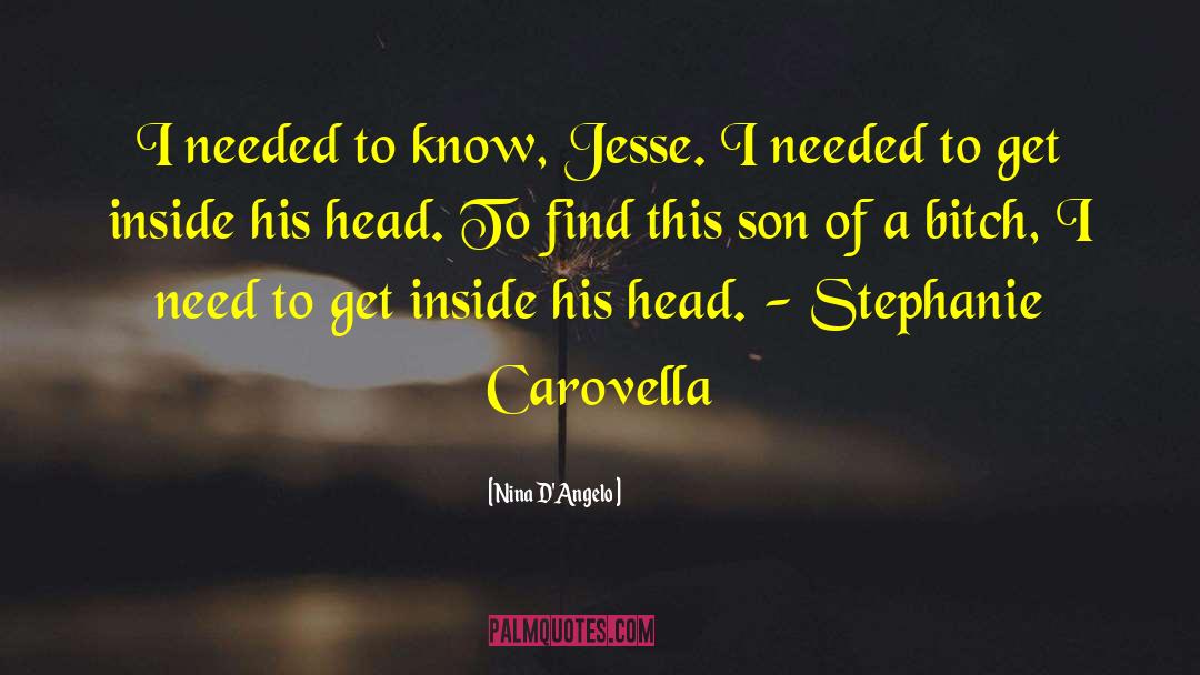 Stephanie Carovella quotes by Nina D'Angelo