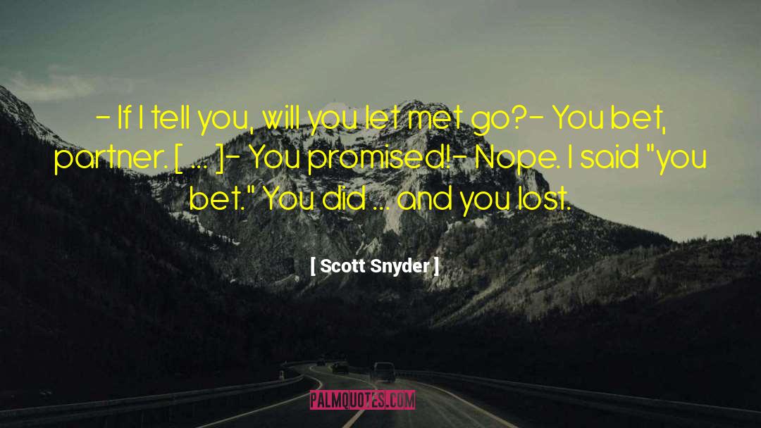 Stephen Fisher quotes by Scott Snyder