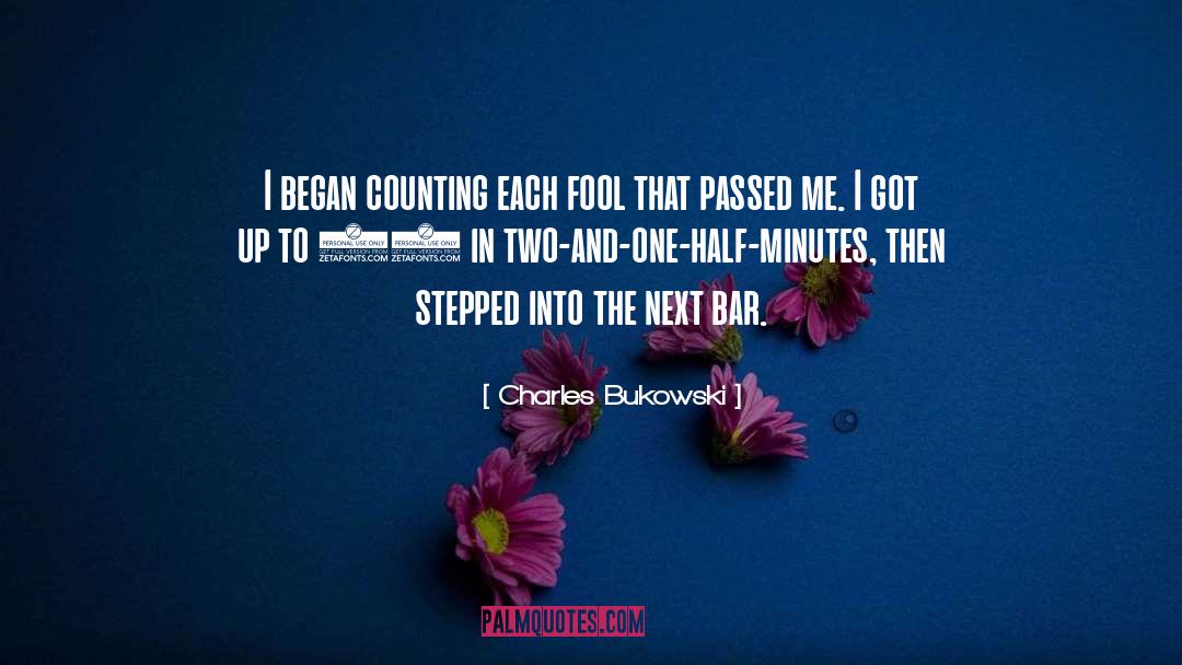 Stepped quotes by Charles Bukowski