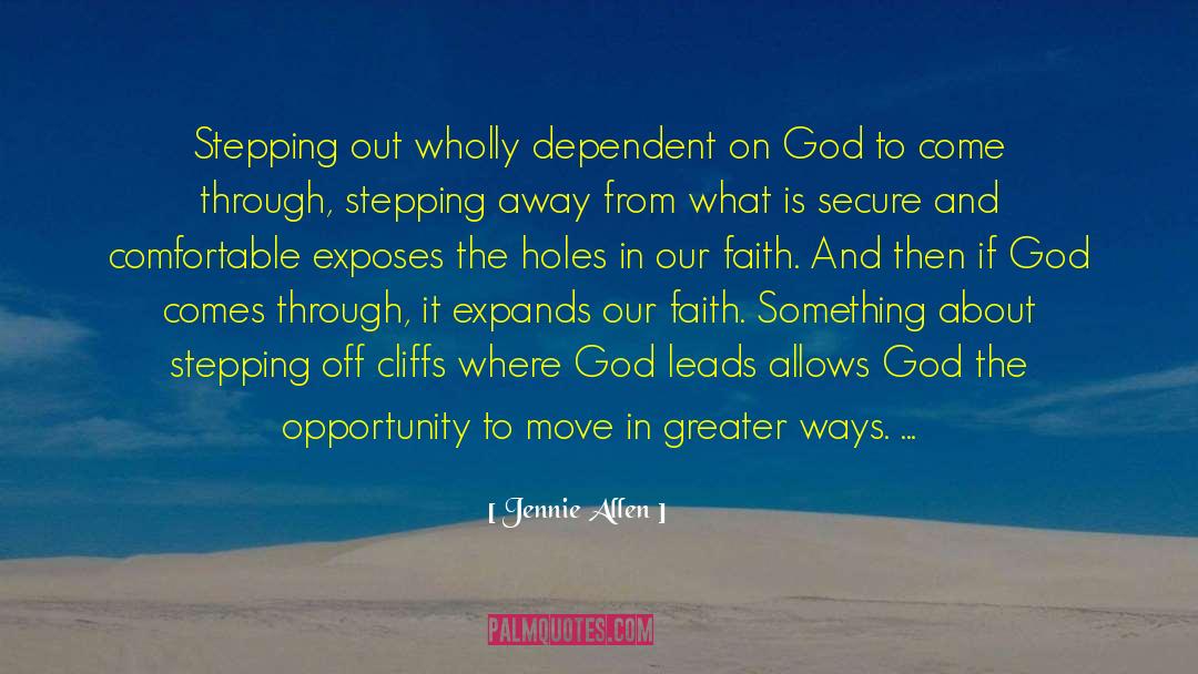 Stepping Out quotes by Jennie Allen