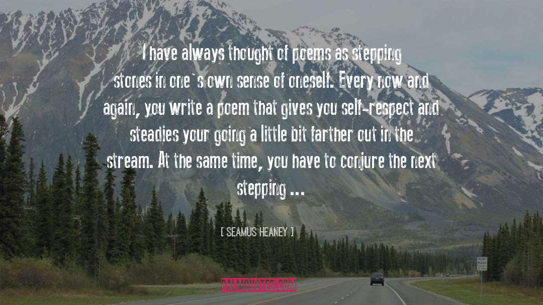 Stepping Stone quotes by Seamus Heaney