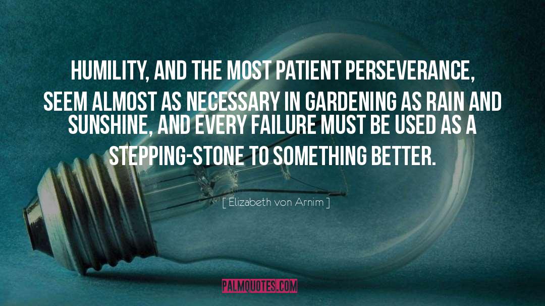 Stepping Stone quotes by Elizabeth Von Arnim