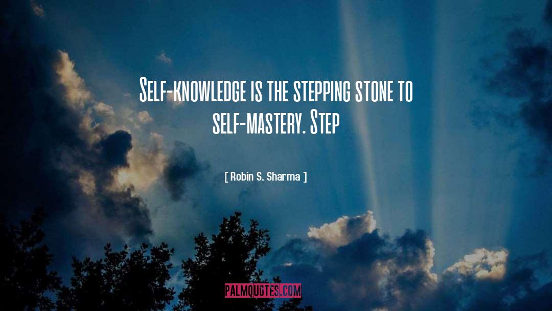 Stepping Stone quotes by Robin S. Sharma