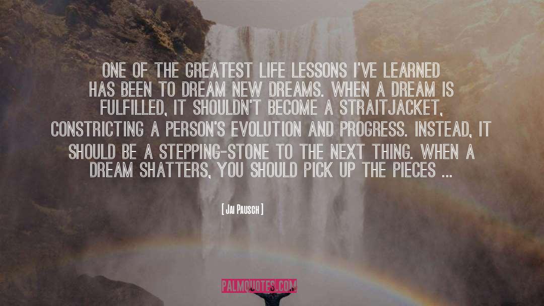 Stepping Stone quotes by Jai Pausch