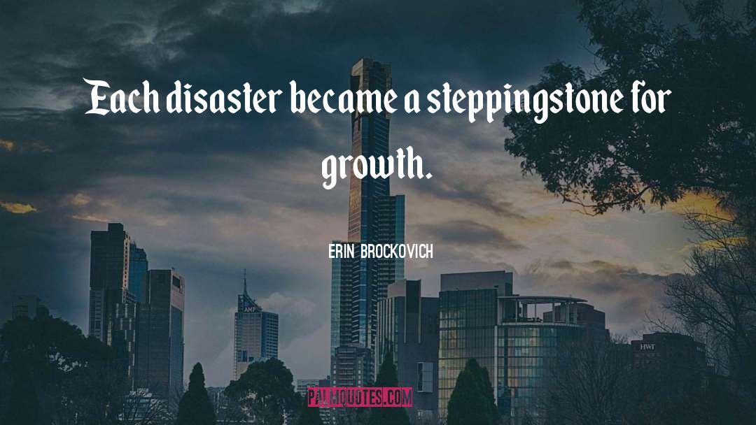 Steppingstone quotes by Erin Brockovich