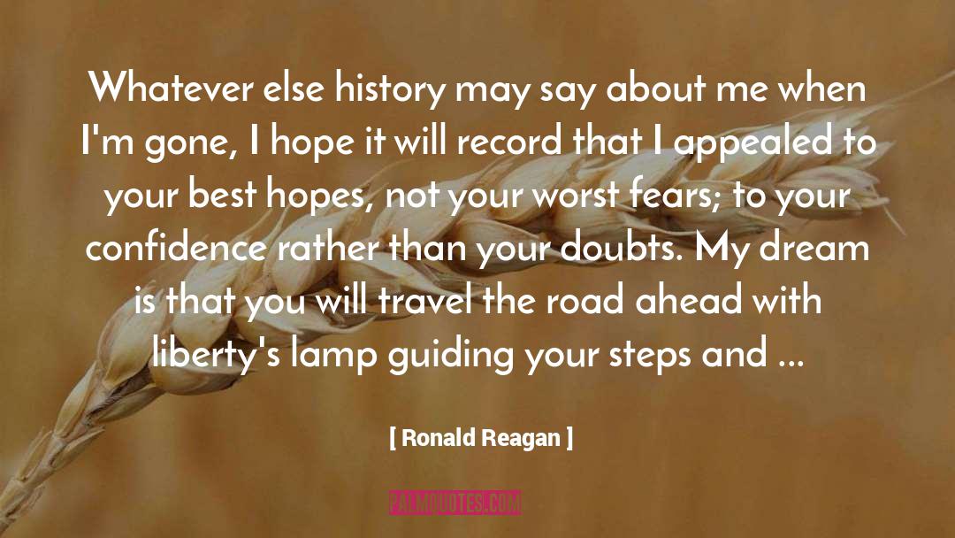 Steps Ahead quotes by Ronald Reagan