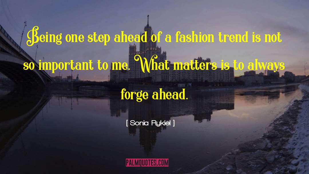 Steps Ahead quotes by Sonia Rykiel