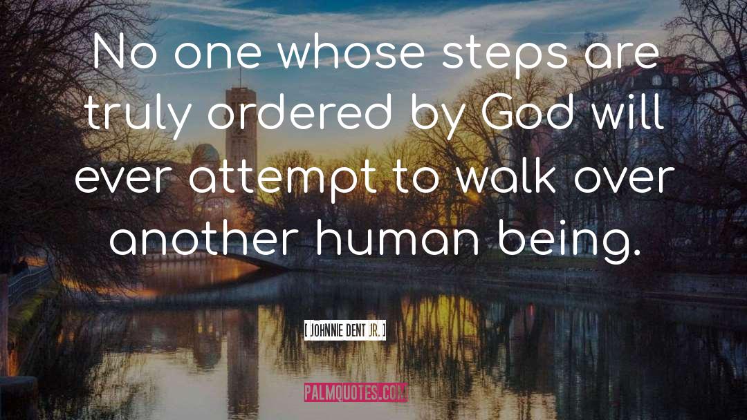 Steps Are Ordered quotes by Johnnie Dent Jr.